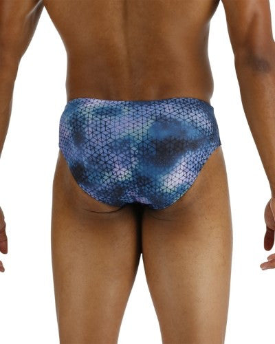 TYR - Mens - Durafast Elite Brief - Blue Ice Starhex Racer