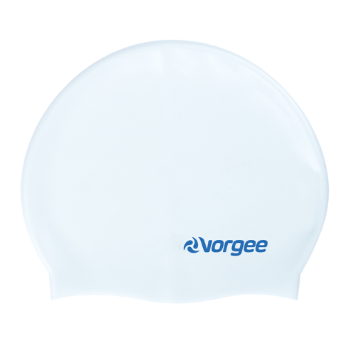 Vorgee - Classic Silicone Swim Cap - White