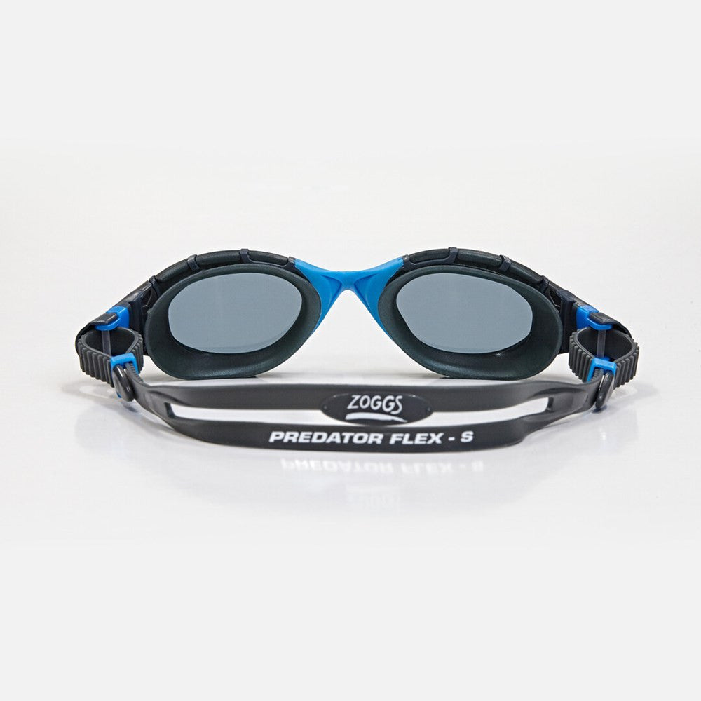 Zoggs - Predator Flex Regular Fit Goggle - Grey Blue Frame Smoke Lens