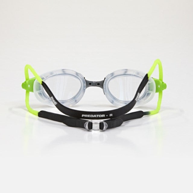 Zoggs - Predator Goggle - Regular Fit - Clear Lens - Black/Green Frame