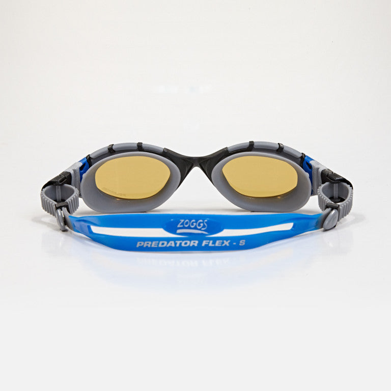 Zoggs - Predator Flex Polarized Ultra Goggle - Regular Fit - Silver Blue/Polarized Copper