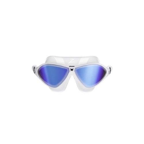 Zoggs - Horizon Flex Mask Titanium - Clear White Mirrored Blue