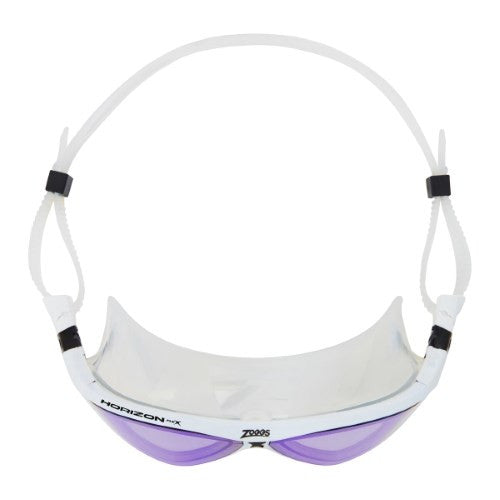 Zoggs - Horizon Flex Mask Titanium - Clear White Mirrored Blue