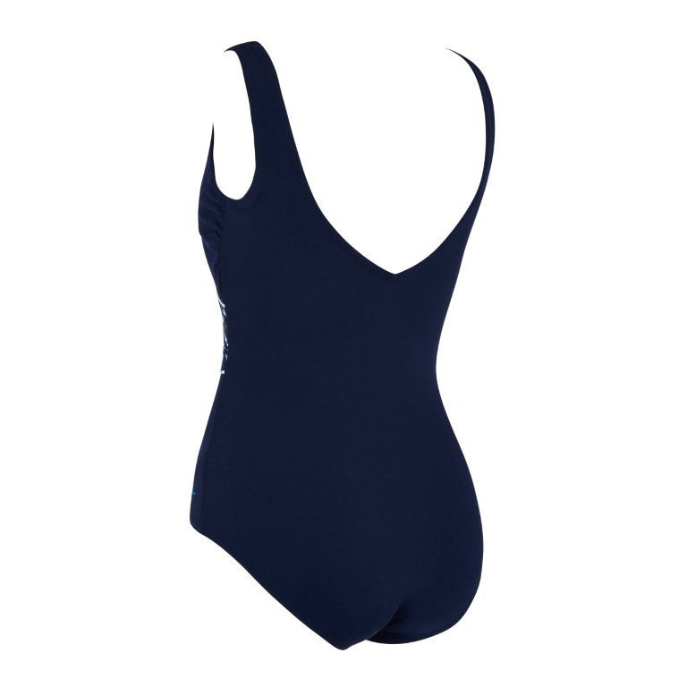 Zoggs - Womens - Wrap Front One Piece - Sapphire