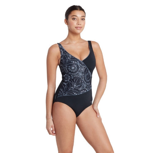 Zoggs - Womens - Wrap Front One Piece - Stellar