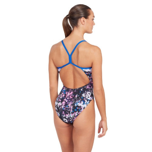 Zoggs - Womens - Sprintback One Piece - Flowerbox