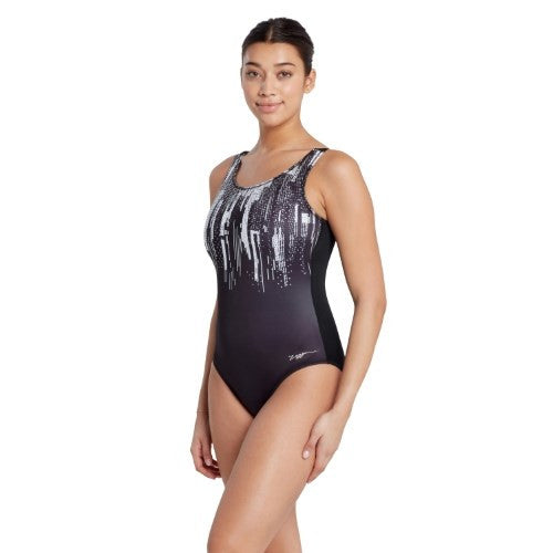 Zoggs - Womens - Scoopback One Piece - Shimmer