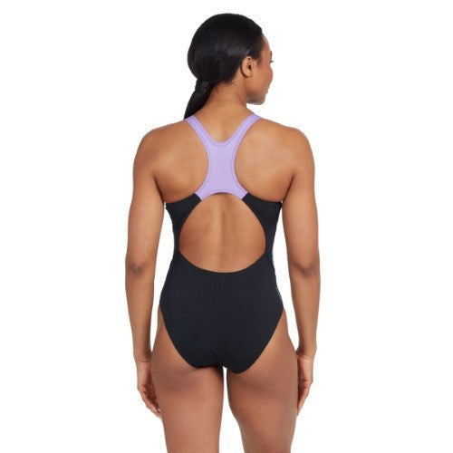 Zoggs - Womens - Actionback One Piece - Digital Daisy