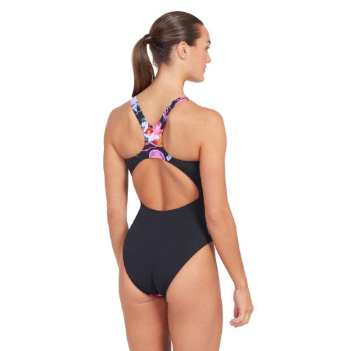 Zoggs - Womens - Actionback One Piece - Sea Flowers