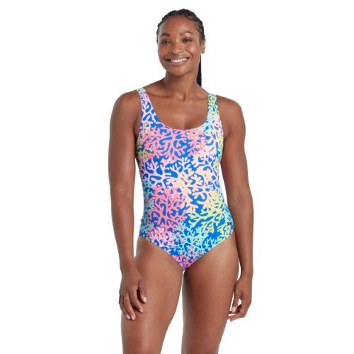 Zoggs - Womens - Ecofeel Scoopback One Piece - Sea Change