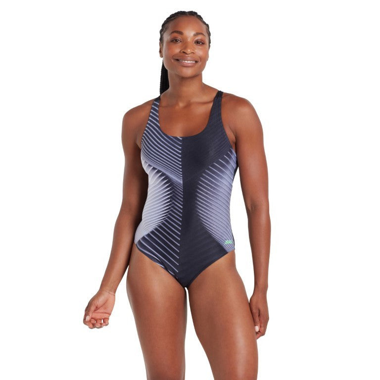 Zoggs - Womens - Powerback Ecolast+ One Piece - Spinal