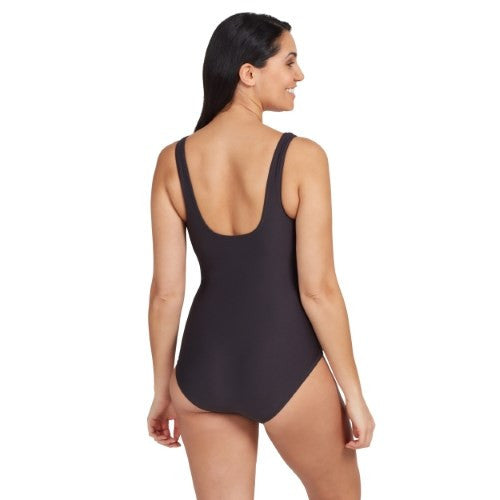 Zoggs - Womens - Sandon Ecolast+ Scoopback One Piece - Black