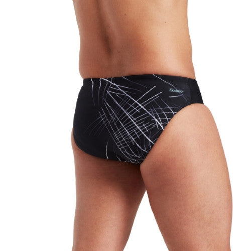 Zoggs - Mens - Etch Racer Brief - Black