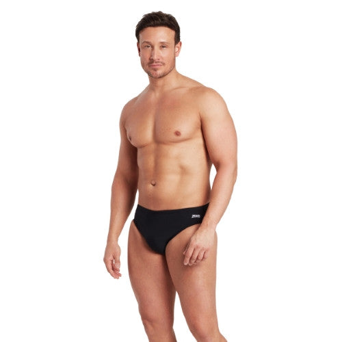 Zoggs - Mens - Etch Racer Brief - Black