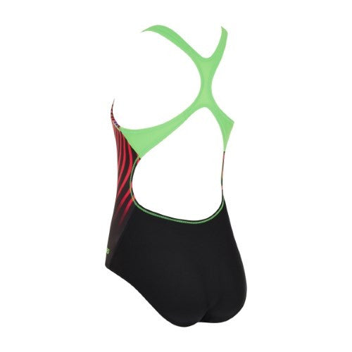 Zoggs - Girls - Rowleeback One Piece - Neon Vibe