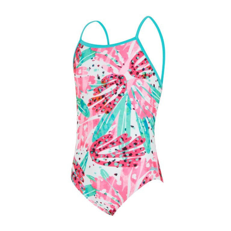 Zoggs - Girls - Yaroomba Floral One Piece - Sea Petal