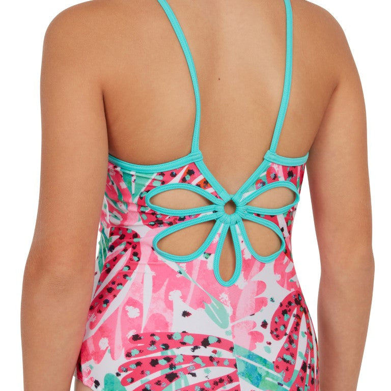 Zoggs - Girls - Yaroomba Floral One Piece - Sea Petal