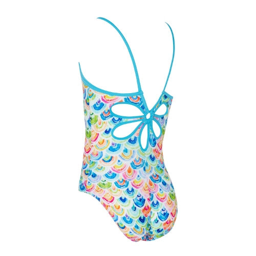 Zoggs - Girls - Yaroomba Floral One Piece - Sea Scale