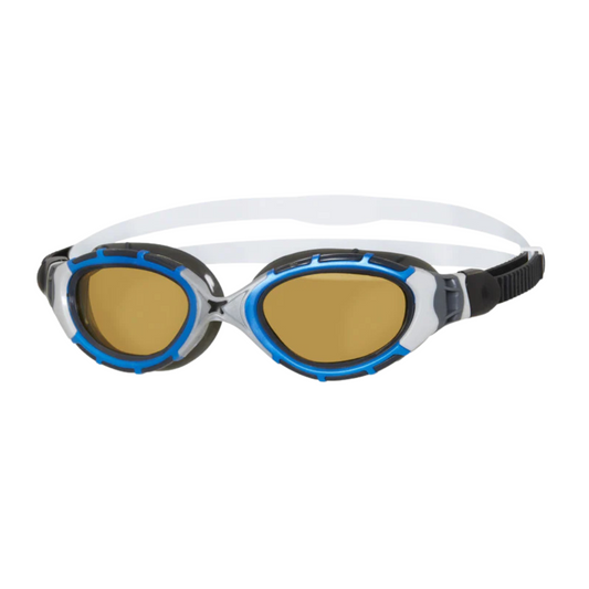 Zoggs - Predator Flex Polarized Ultra Goggle - Photochromatic - Regular Profile - Blue/Black/Reactor